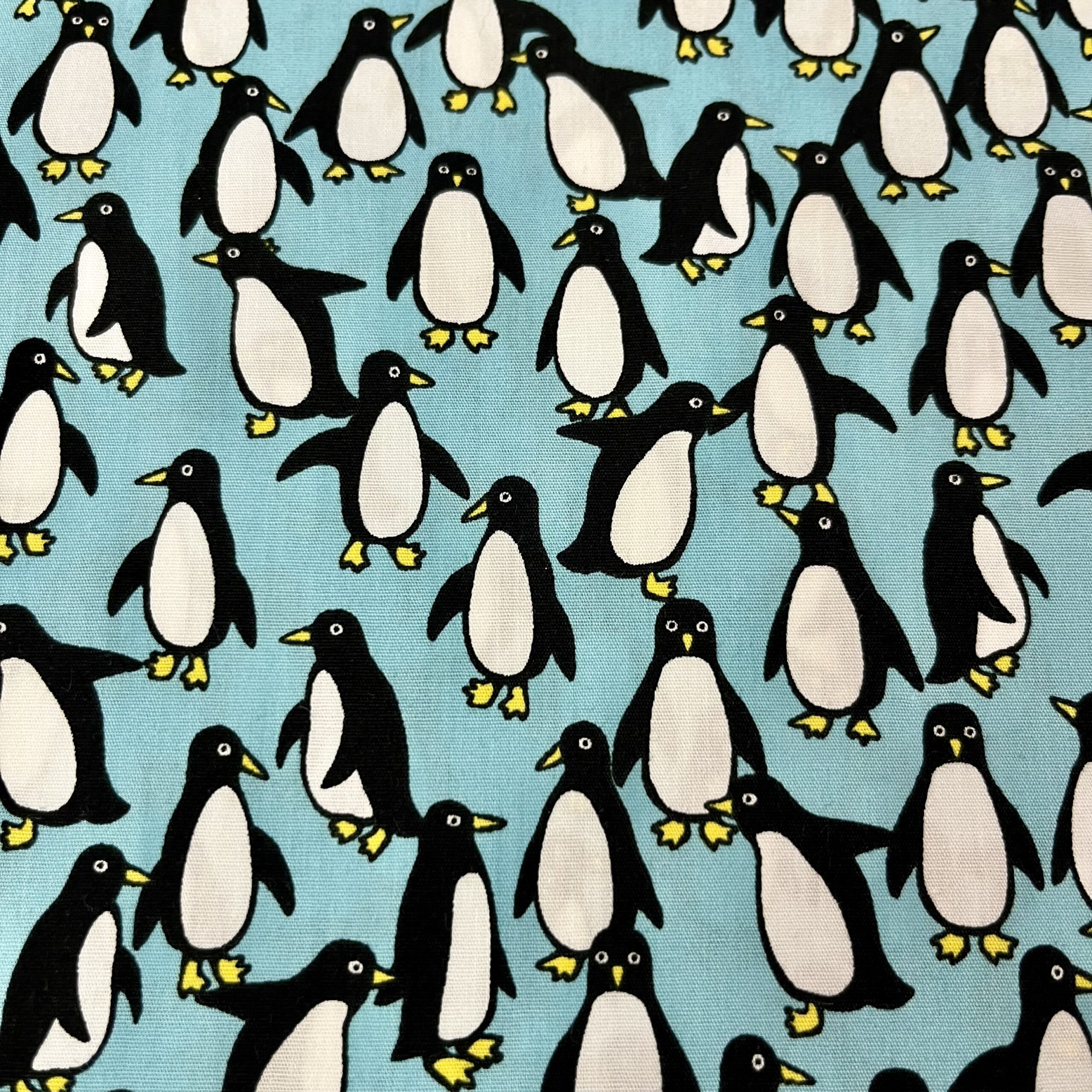 Penguins in Turquoise