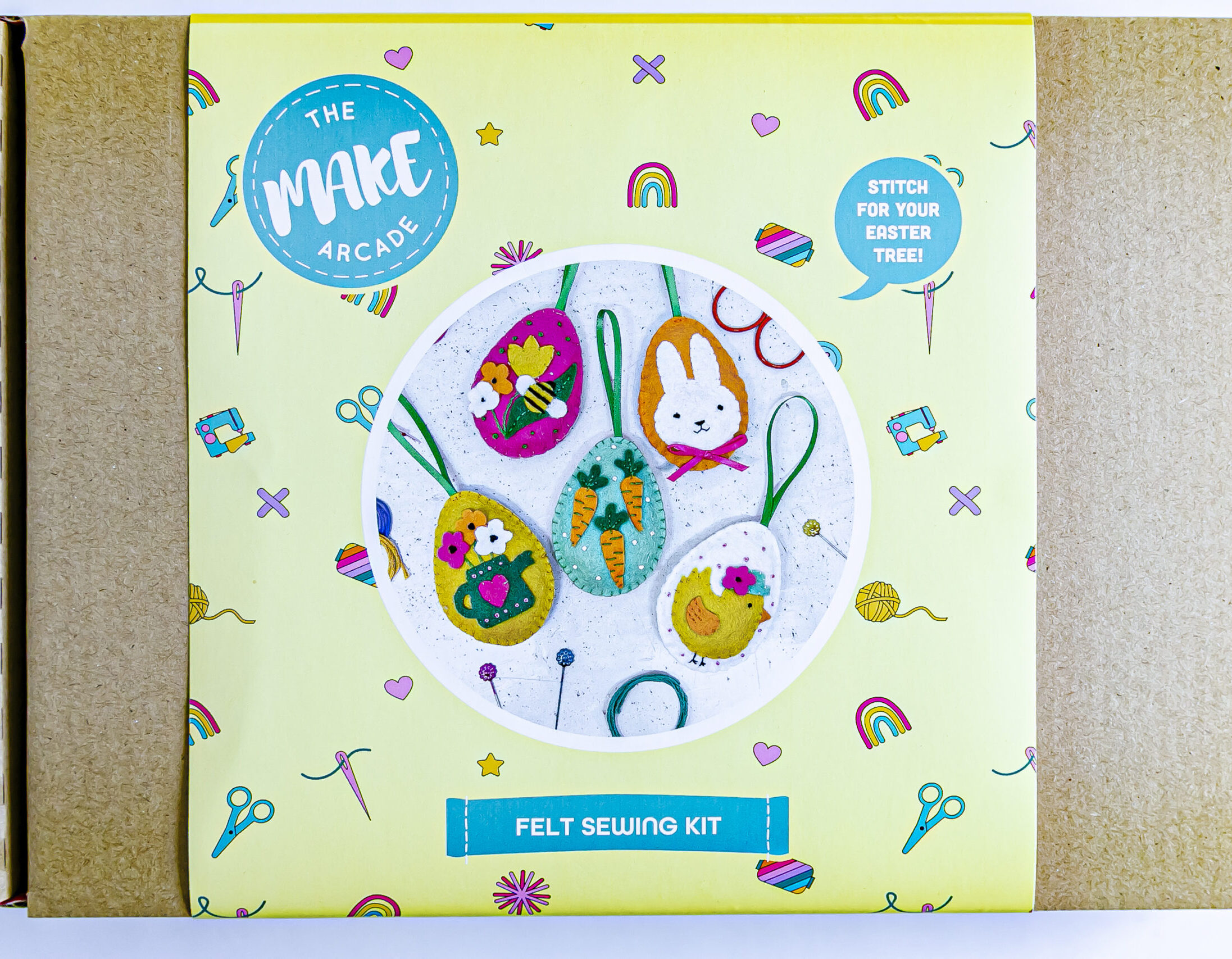 Easter Egg decorations felt sewing kit