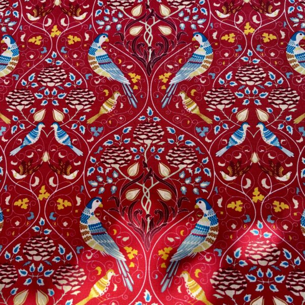 Red Birds fabric