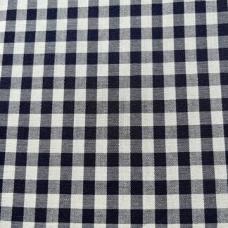 5mm check Gingham Black