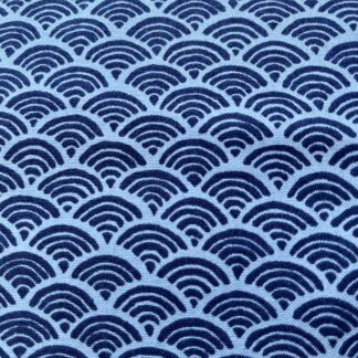 Japanese Scallop Navy on Blue