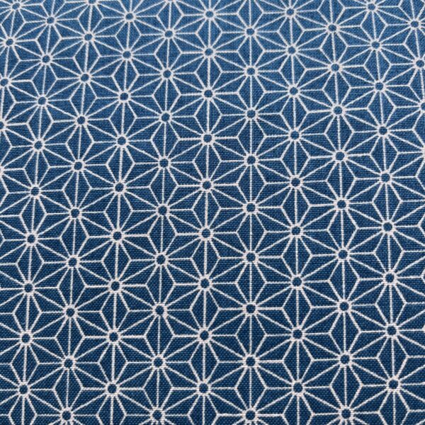 Sashiko teal fabric