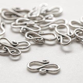 sterling silver S clasp