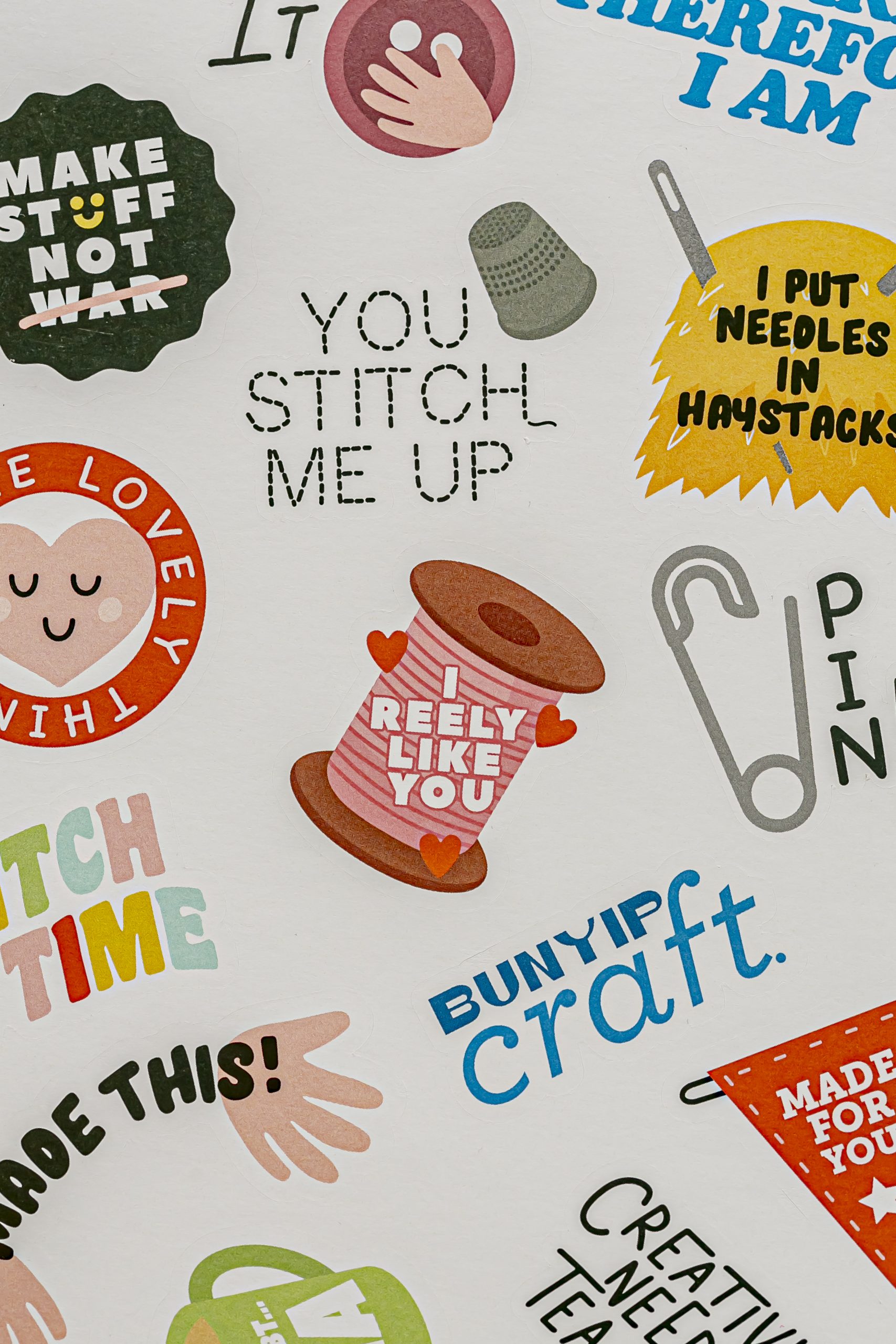 bunyip craft stickers