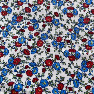 Red & Blue tiny Flowers