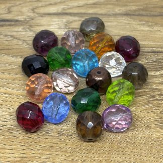 10mm Faceted Beads Multi
