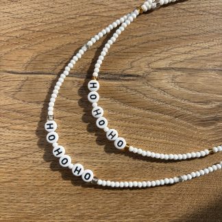 HO HO HO Handmade Necklace
